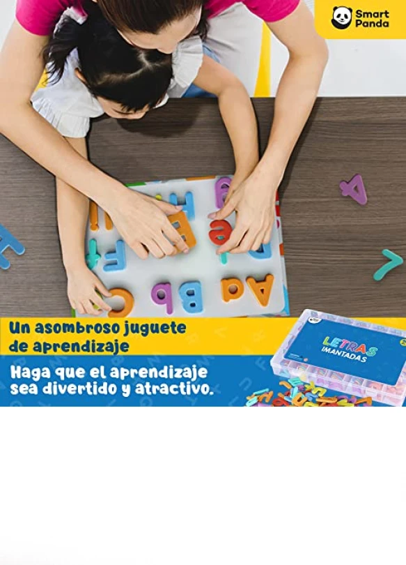 1_Letras y números magnéticos para niños - Imanes de espuma completos