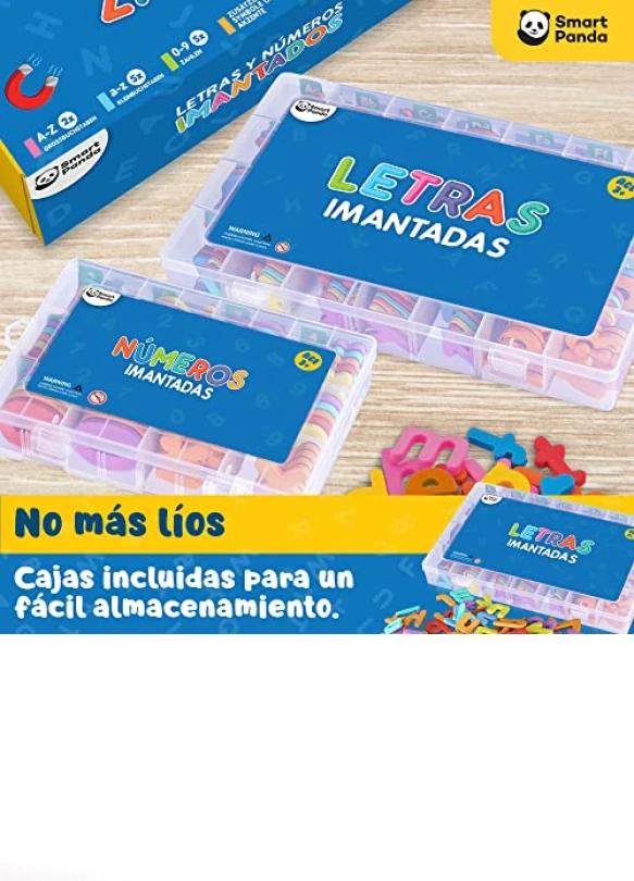 5_Letras y números magnéticos para niños - Imanes de espuma completos
