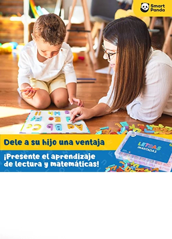 3_Letras y números magnéticos para niños - Imanes de espuma completos
