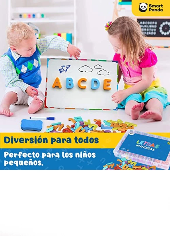 2_Letras y números magnéticos para niños - Imanes de espuma completos
