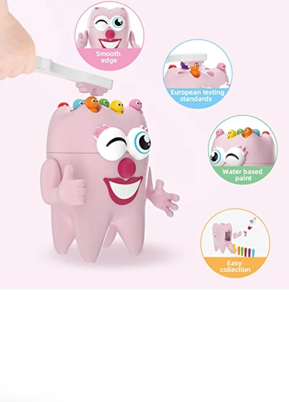 2_Juguete Montessori magnético con forma de dientes