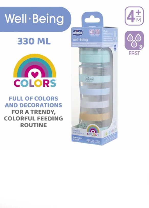 4_Biberón Chicco Anticólicos 150 ml con Tetina Physio de Silicona