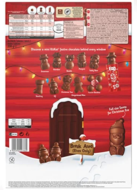 2_Calendario de adviento chocolate con leche KIT KAT 208g