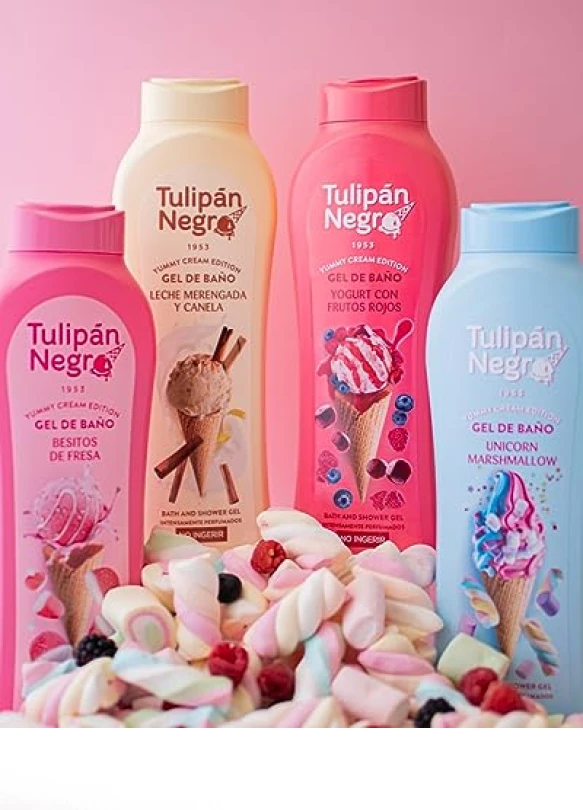 3_Gel de ducha Tulipán Negro hidratante y perfumado 650 ml.