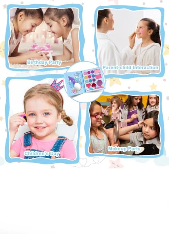 5_Kit de maquillaje Aomig para niñas