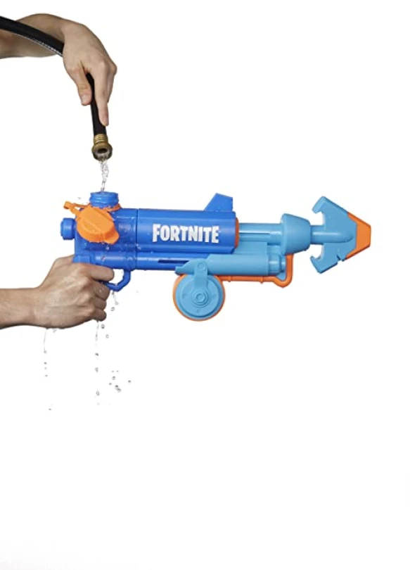 5_Lanzador de agua Nerf Super Soaker Fortnite HG