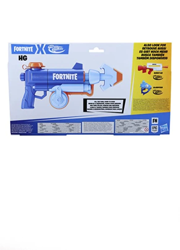 3_Lanzador de agua Nerf Super Soaker Fortnite HG