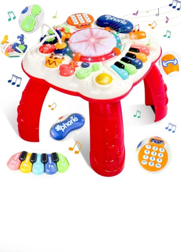 main_image_Mesa de actividades para bebé juguetes Montessori