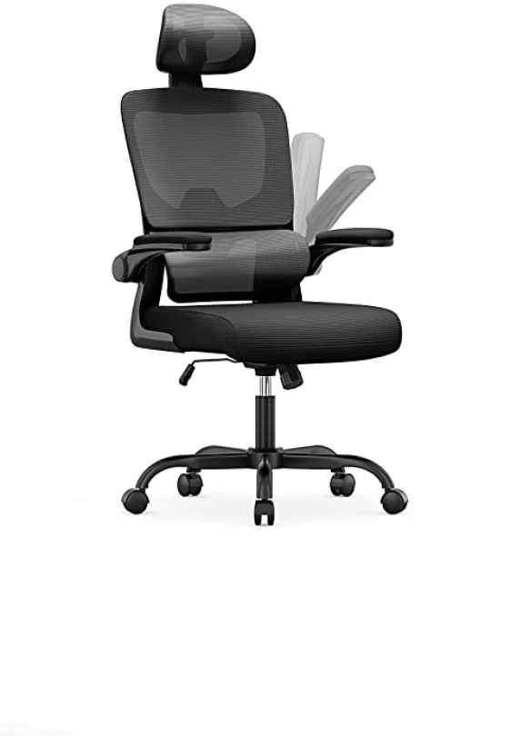 main_image_Silla de Oficina Ergonómica con Soporte Lumbar y Reposacabezas