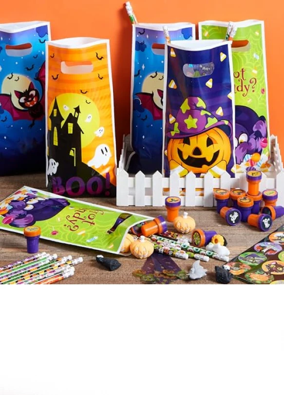 5_Surtido de papelería de Halloween JOYIN, 144 piezas, 24 unidades.