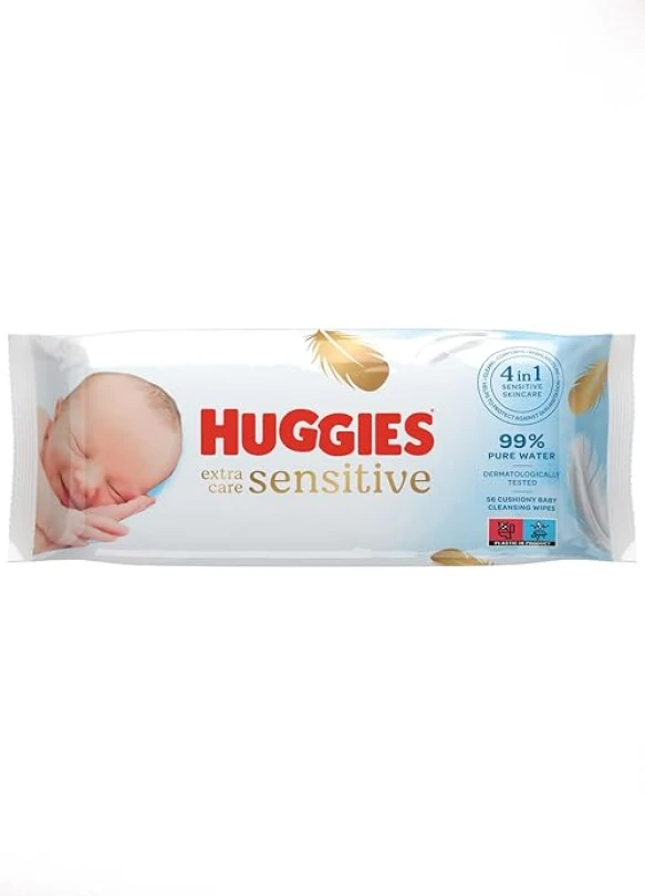 2_Toallitas Huggies Pure Extra Care para bebé