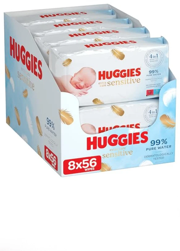 main_image_Toallitas Huggies Pure Extra Care para bebé