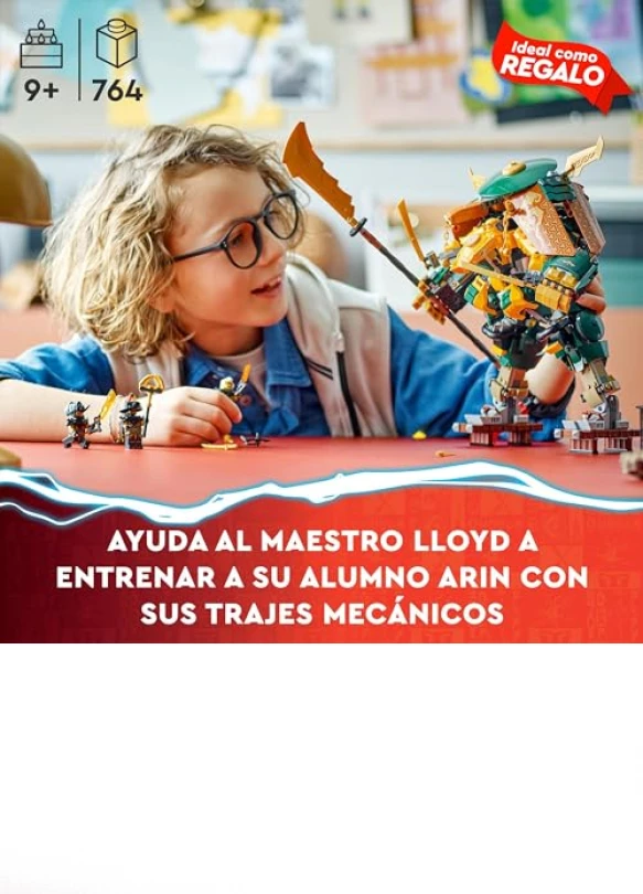 1_Mech de Lloyd y Arin del Equipo Ninja de Lego Ninjago.