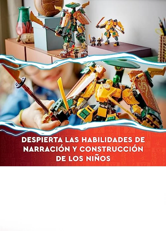 5_Mech de Lloyd y Arin del Equipo Ninja de Lego Ninjago.