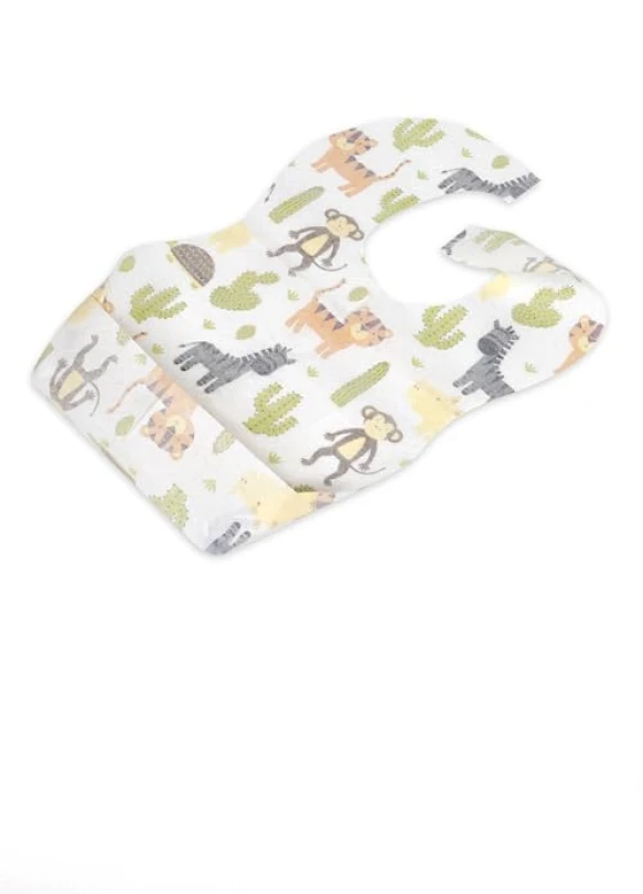 3_Baberos desechables e impermeables, pack de 10 unidades