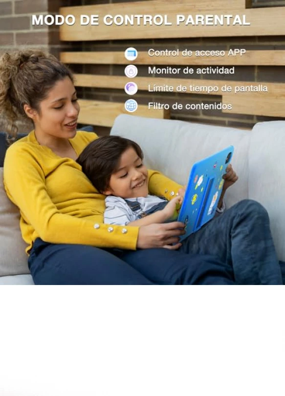 5_Tablet para niños DOOGEE U10, 10.1, Android 14, 9GB+128GB