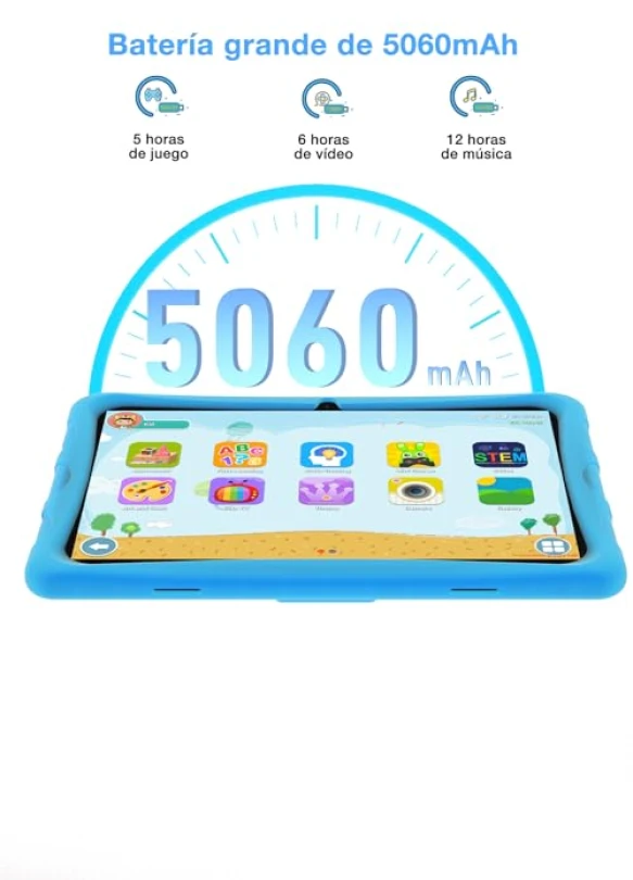 3_Tablet para niños DOOGEE U10, 10.1, Android 14, 9GB+128GB