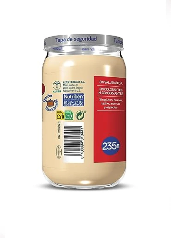 2_Puré Nutribén de menestra de verduras con pollo y ternera para bebés