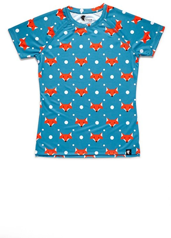 main_image_HOOPOE Camiseta Running Original Divertida Mujer, Manga Corta, Gimnasio